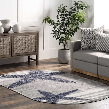 Nuloom Thomas Paul Starfish and Striped Area Rug 3ft x 5ft BDTP02A-O305